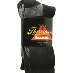 Crew Socks|Moisture Wicking Socks*XLfeet 3-Pack Mini Crew - Black / Black / Black W/Postal Stripes