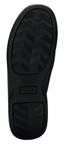 Slippers*XLfeet Inc. Propet Cush'N Foot Black Slipper