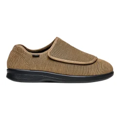 Slippers*XLfeet Inc. Propet Cush'N Foot - Sand Corduroy
