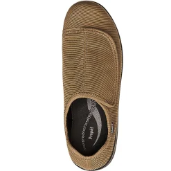 Slippers*XLfeet Inc. Propet Cush'N Foot - Sand Corduroy