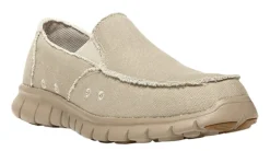 Walking Shoes|Slip-On Shoes*XLfeet Propet McLean Men’s Canvas Shoes - Sand