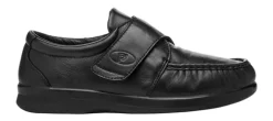 Walking Shoes|Dress Shoes And Boots*XLfeet Inc. Propet Men’s Preferred Pucker Moc Black Strap Shoe