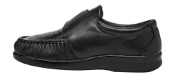 Walking Shoes|Dress Shoes And Boots*XLfeet Inc. Propet Men’s Preferred Pucker Moc Black Strap Shoe