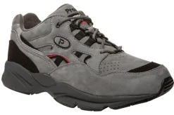 Walking Shoes*XLfeet Inc. Propet Preferred Stability Walker - Grey/Nubuck Shoes