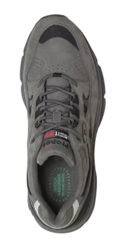 Walking Shoes*XLfeet Inc. Propet Preferred Stability Walker - Grey/Nubuck Shoes