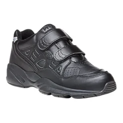 Walking Shoes|Hook And Loop Shoes And Boots*XLfeet Inc. Propet Stability Walker Strap Black Shoes