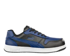 Work Shoes For Men*XLfeet Inc. Puma Frontcourt Low Blue/Black Shoes
