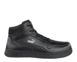 Work Shoes For Men*XLfeet Puma Frontcourt Mid-Top Black Shoes