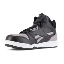 Composite Toe Boots|Work Boots*XLfeet Inc. Reebok BB4500 Work RB4131 - Mens High Top Work Sneaker - Grey/Black