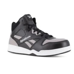 Composite Toe Boots|Work Boots*XLfeet Inc. Reebok BB4500 Work RB4131 - Mens High Top Work Sneaker - Grey/Black