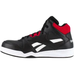 Composite Toe Boots|Work Boots*XLfeet Inc. Reebok BB4500 Work RB4132 - Mens High Top Work Sneaker - Black/Red