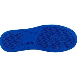 Work Shoes For Men*XLfeet Reebok BB4500 Work RB4135 - Mens High Top Work Sneaker - Grey/Cobalt Blue