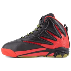 Work Shoes For Men*XLfeet Inc. Reebok The Blast Work RB9400 - Mens High Top Work Sneaker - Black/Red