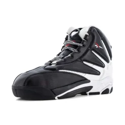 Work Shoes For Men*XLfeet Inc. Reebok The Blast Work RB9402 - Mens High Top Work Sneaker - Black/White