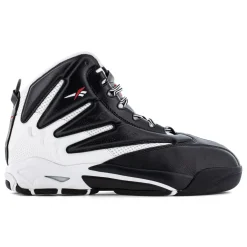 Work Shoes For Men*XLfeet Inc. Reebok The Blast Work RB9402 - Mens High Top Work Sneaker - Black/White