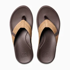 Flip Flops*XLfeet Reef Mens Cushion Phantom 2.0 - Brown/Tan