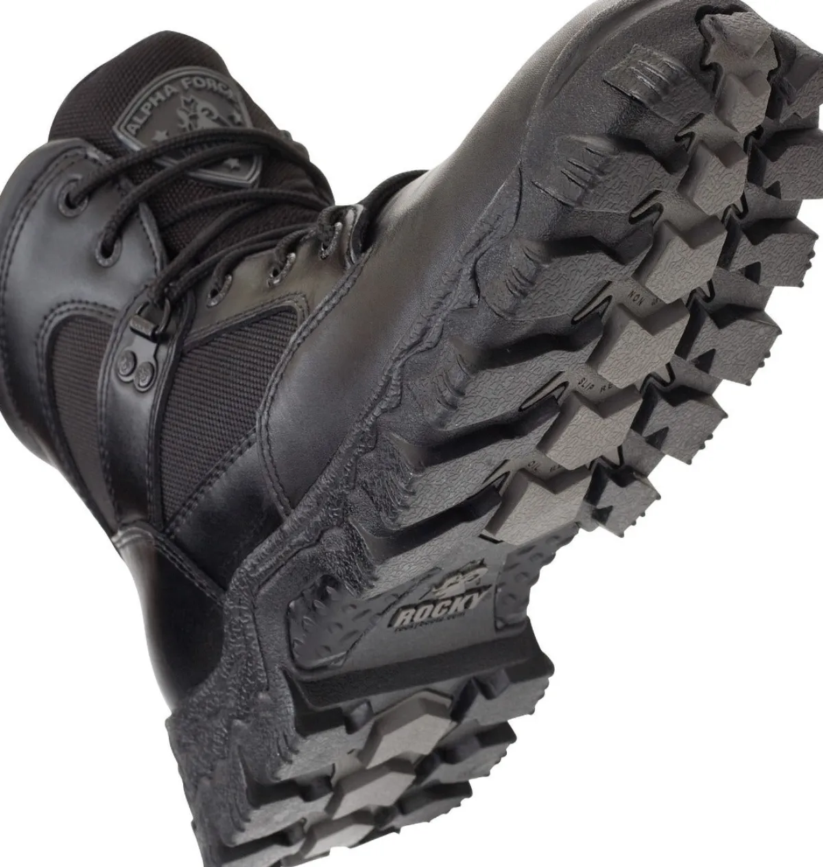 6" Work Boots|Waterproof Work Boots*XLfeet Inc. Rocky Alpha Force Waterproof Public Service Boot