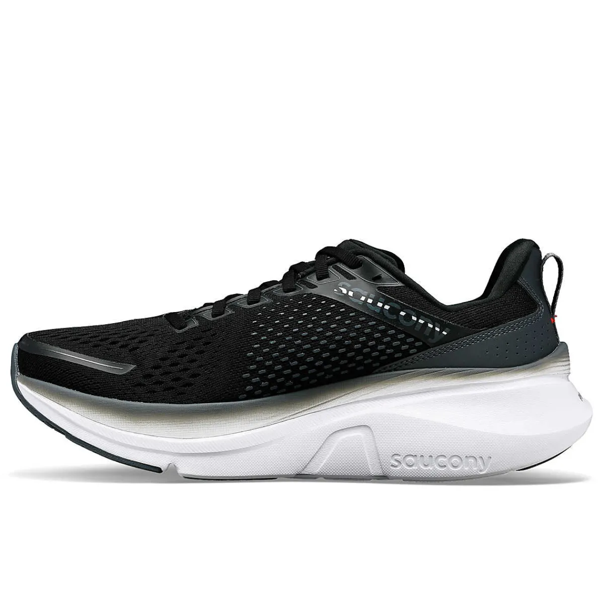 Walking Shoes|Athletic Shoes For Men*XLfeet Inc. Saucony Guide 17 Extra Wide Mens Running Shoe - Black Shadow