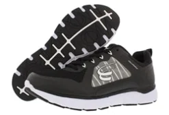 Walking Shoes|Athletic Shoes For Men*XLfeet Inc. Spira Men's CloudWalker - Black / White