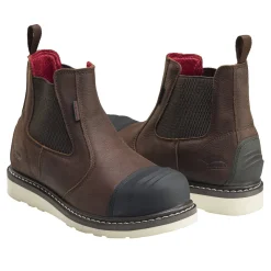 Slip-On Work Boots|Work Boots*XLfeet Inc. The Avenger 7505 Wedge 6” Waterproof Carbon Nanofiber Toe Romeo