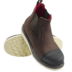 Slip-On Work Boots|Work Boots*XLfeet Inc. The Avenger 7505 Wedge 6” Waterproof Carbon Nanofiber Toe Romeo