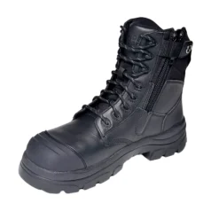 Composite Toe Boots|Work Boots*XLfeet Inc. Wide Load 890BZC Composite Safety Toe Zip 8 inch Work Boot - Black - 6E Only