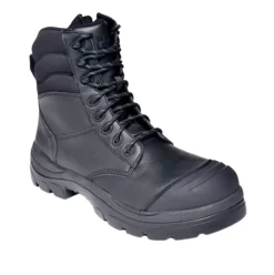 Composite Toe Boots|Work Boots*XLfeet Inc. Wide Load 890BZC Composite Safety Toe Zip 8 inch Work Boot - Black - 6E Only