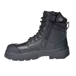 Composite Toe Boots|Work Boots*XLfeet Inc. Wide Load 890BZC Composite Safety Toe Zip 8 inch Work Boot - Black - 6E Only