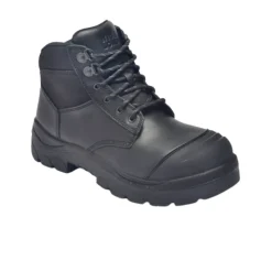 Work Boots|6" Work Boots*XLfeet Inc. Wide Load 690BZN Non-Safety Toe Zip Water-resistant 6 inch Work Boot - Black - 6E Only