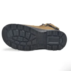Hiking Boots For Men*XLfeet Inc. Wide Load 590TZN - 6inch Taupe Soft Toe Zip / Lace Up Boot