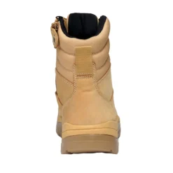Composite Toe Boots|Work Boots*XLfeet Inc. Wide Load 890WZC Composite Safety Toe Zip 8 inch Work Boot - Wheat - 6E Only