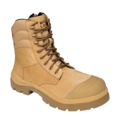 Composite Toe Boots|Work Boots*XLfeet Inc. Wide Load 890WZC Composite Safety Toe Zip 8 inch Work Boot - Wheat - 6E Only