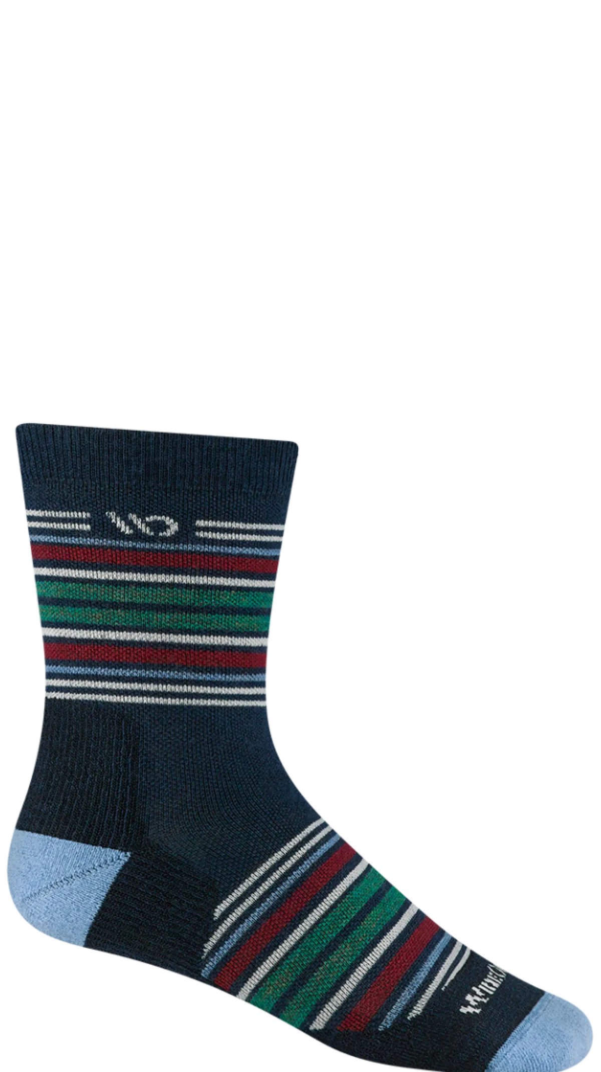 Crew Socks|Postal Approved Socks*XLfeet Inc. Wide Open Cushioned Micro Crew Socks Single Pair - Eclipse