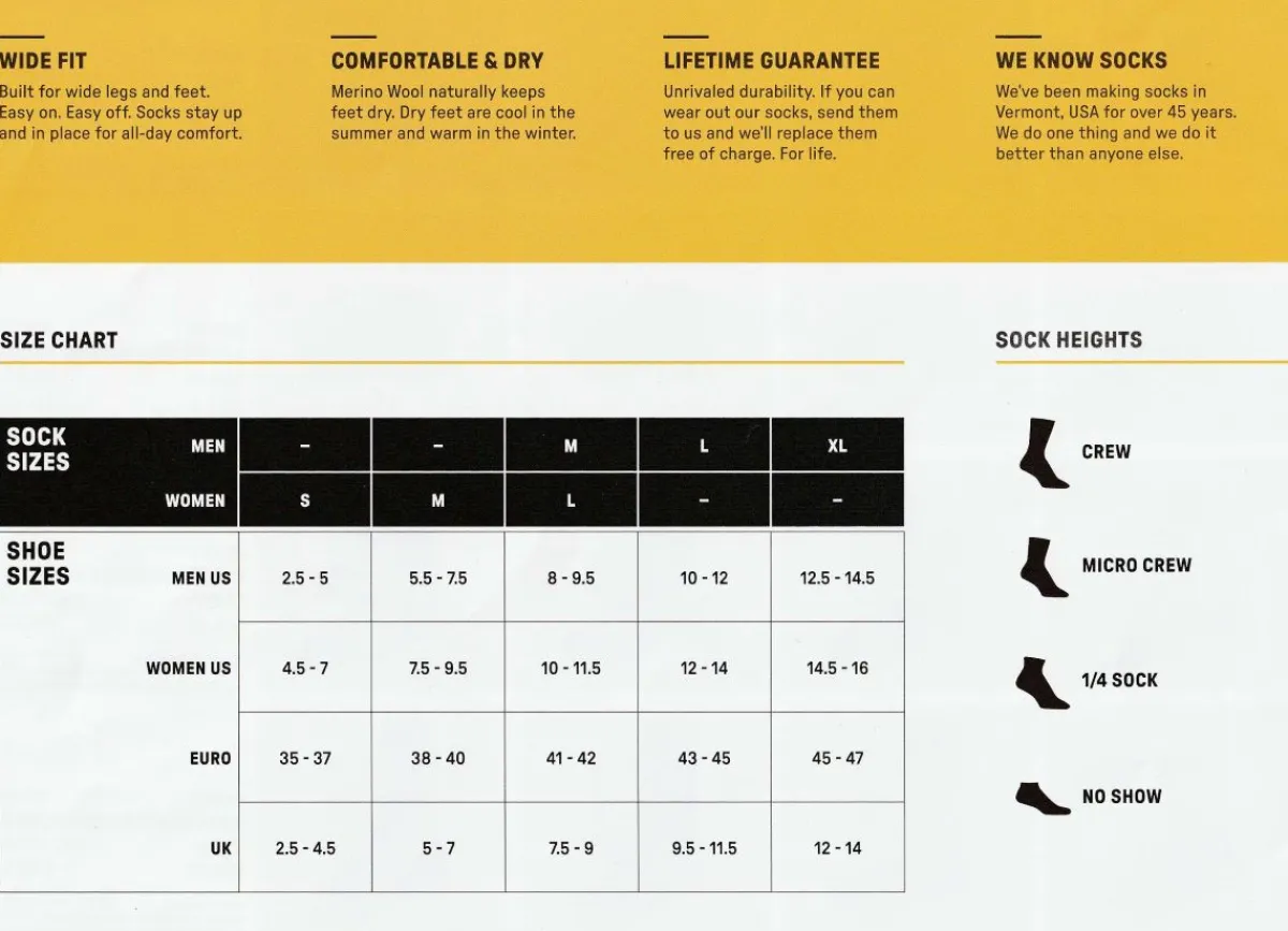 Crew Socks|Postal Approved Socks*XLfeet Inc. Wide Open Cushioned Micro Crew Socks Single Pair - Eclipse