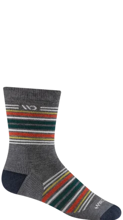 Crew Socks|Moisture Wicking Socks*XLfeet Wide Open Cushioned Micro Crew Socks Single Pair - Gray