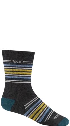 Crew Socks|Moisture Wicking Socks*XLfeet Wide Open Cushioned Micro Crew Socks Single Pair - Charcoal
