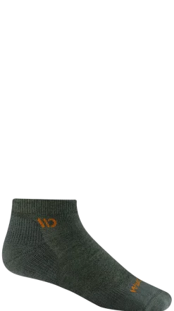 No Show Socks|Moisture Wicking Socks*XLfeet Inc. Wide Open Solid Cushioned No Show Socks Single Pair - Forest