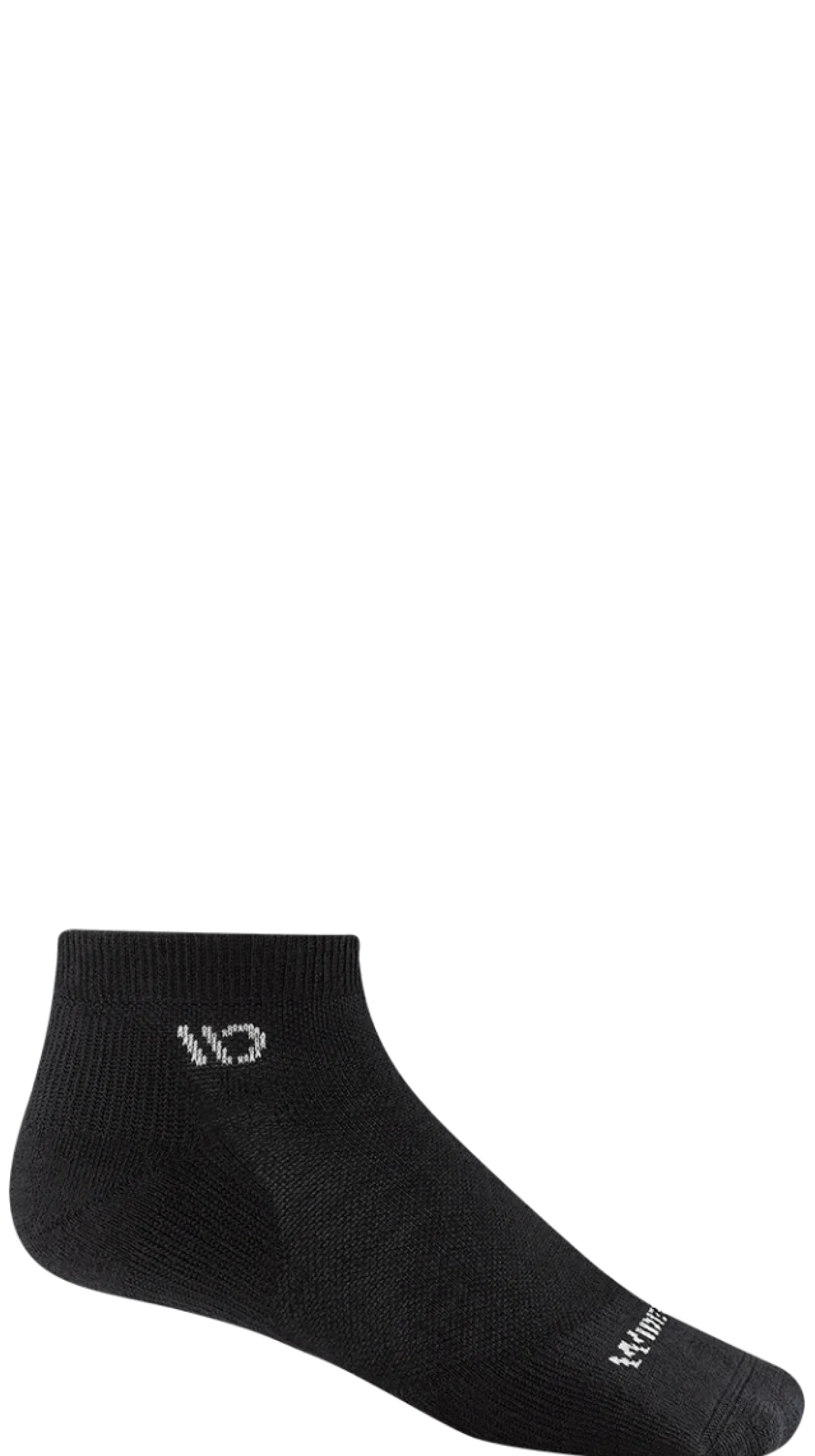 No Show Socks|Moisture Wicking Socks*XLfeet Inc. Wide Open Solid Cushioned No Show Socks Single Pair - Black